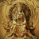 The Empress golden throne!