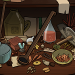 Create a potion in the Empress secret lab